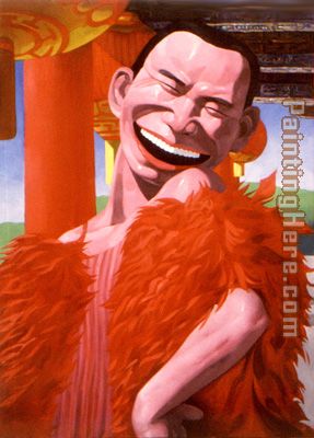 Beautiful Woman painting - Yue Minjun Beautiful Woman art painting